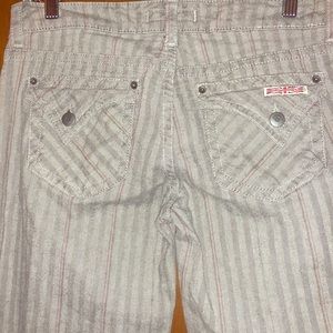 Hudson Wide Leg Gray Jeans